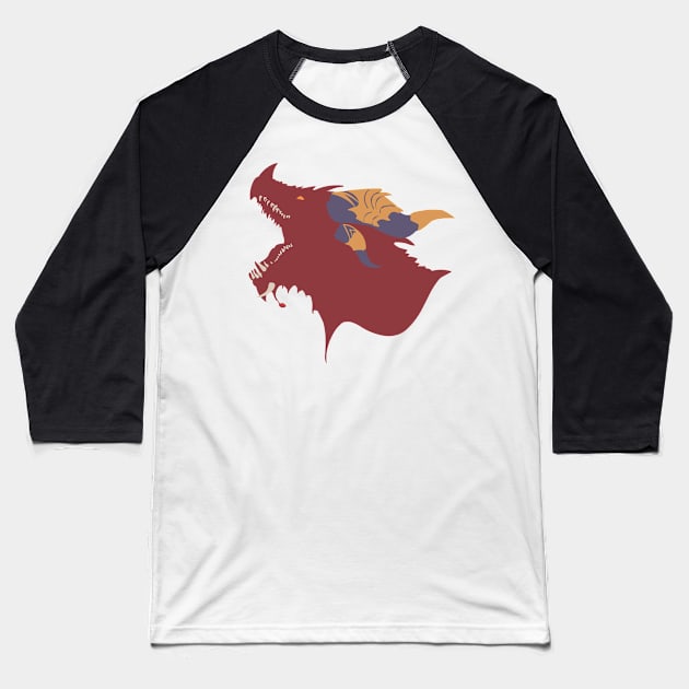 Alexstrasza, Queen of Dragons Baseball T-Shirt by Rackham